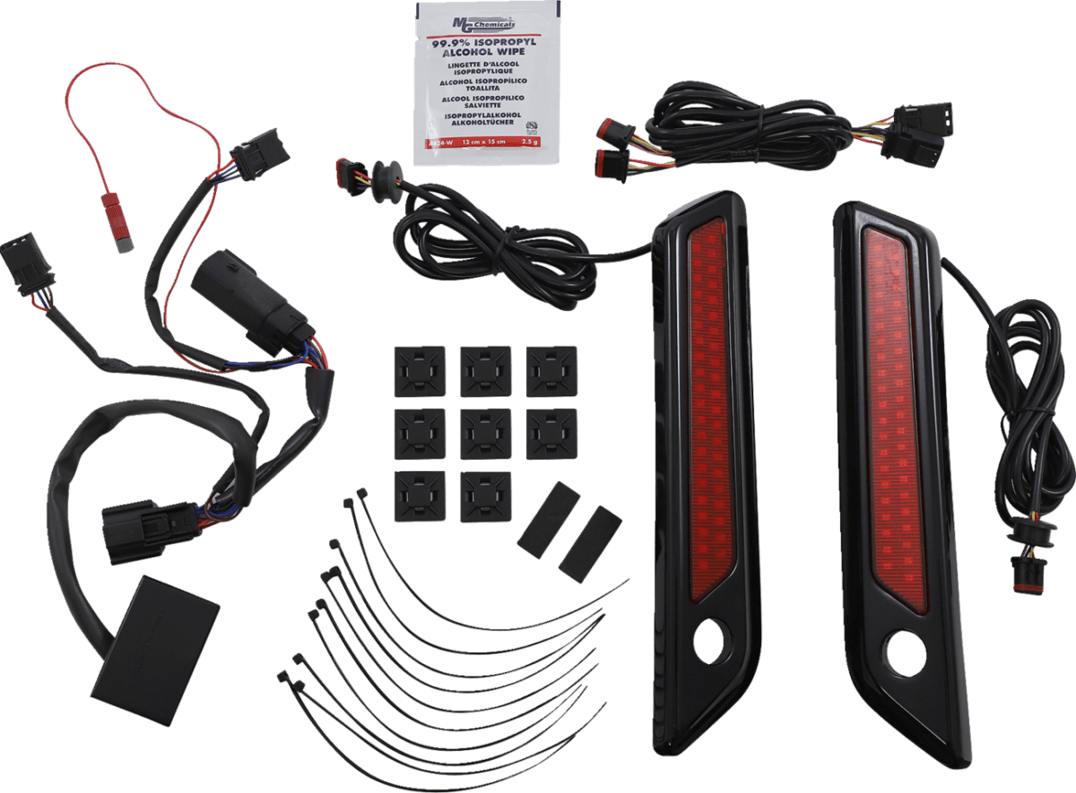 Saddlebag Latch Dual Color Accent Lights