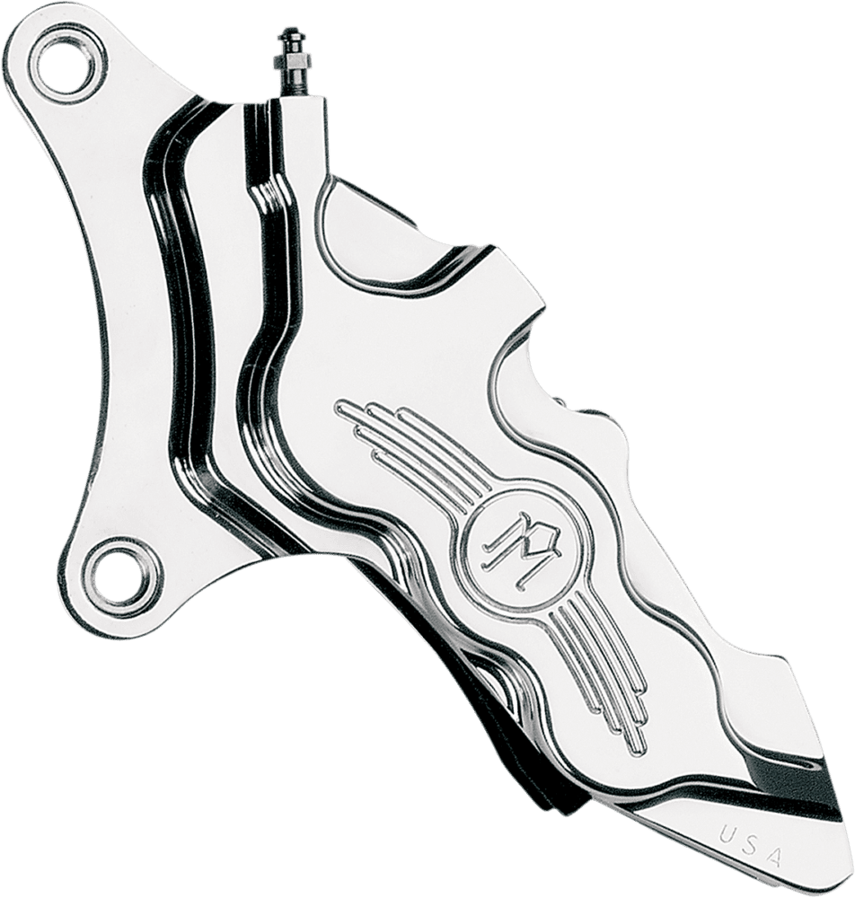 Six-Piston Differential-Bore Front Caliper