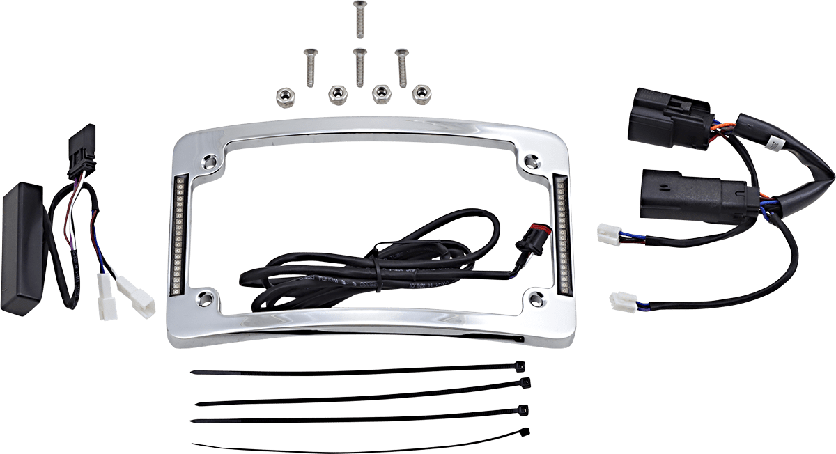 Plug & Play LED Radius License Plate Frame