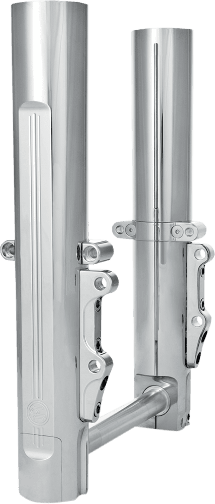 Fork Leg Kit for Stock or PM Calipers — Chrome