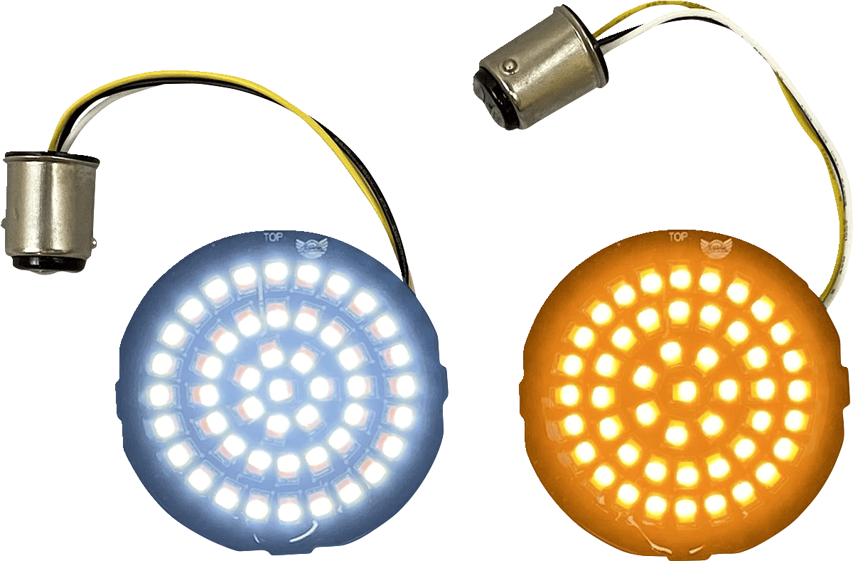 Genesis® 4 Amber/White LED Turn Signal Inserts