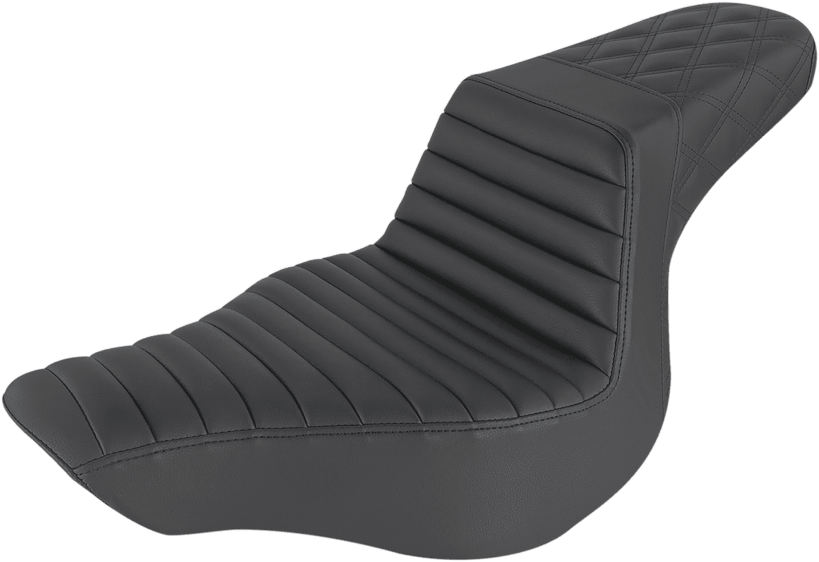 Step-Up Seat — Rear Lattice Stitch/Front Tuck-n-Roll