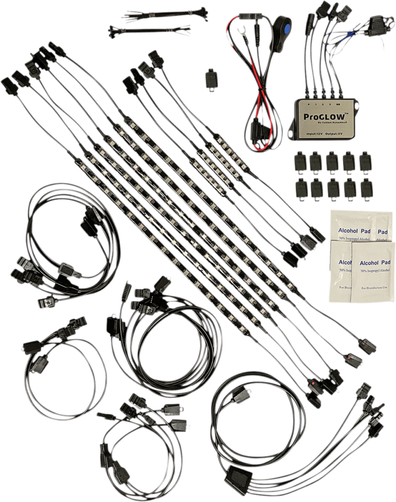 Full Bike ProGLOW™ Color Changing LED Accent Light Kit