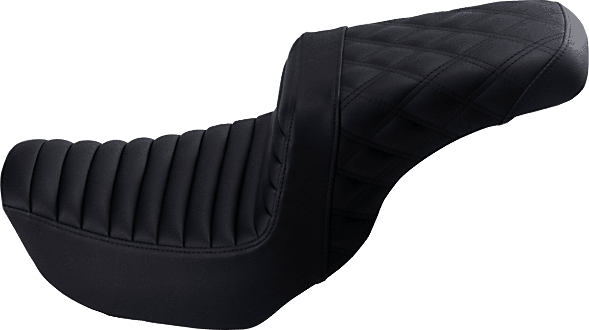 Step-Up Seat — Rear Lattice Stitch/Front Tuck-n-Roll