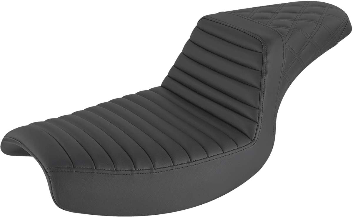 Step-Up Seat — Rear Lattice Stitch/Front Tuck-n-Roll