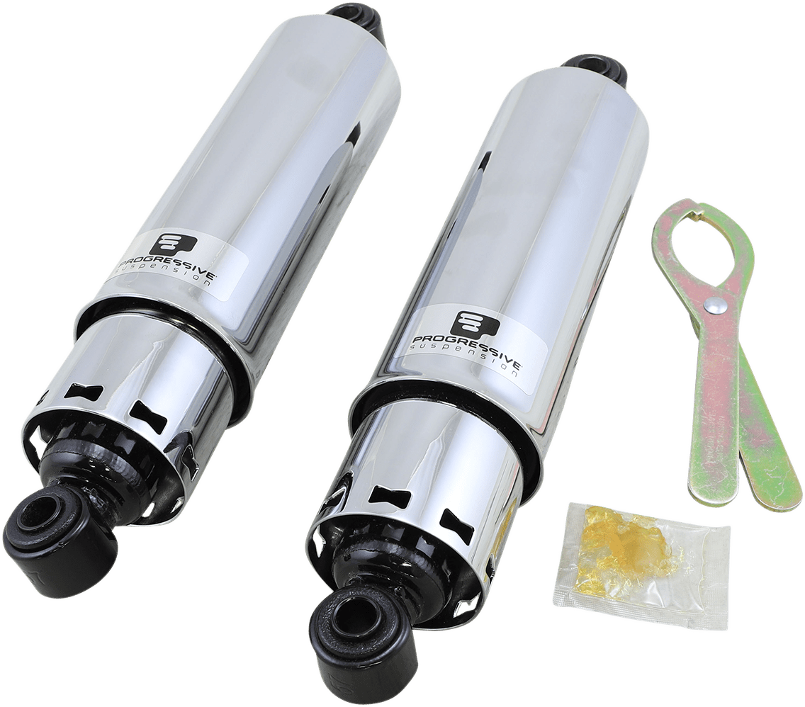 412 Series Shocks — Black/Chrome
