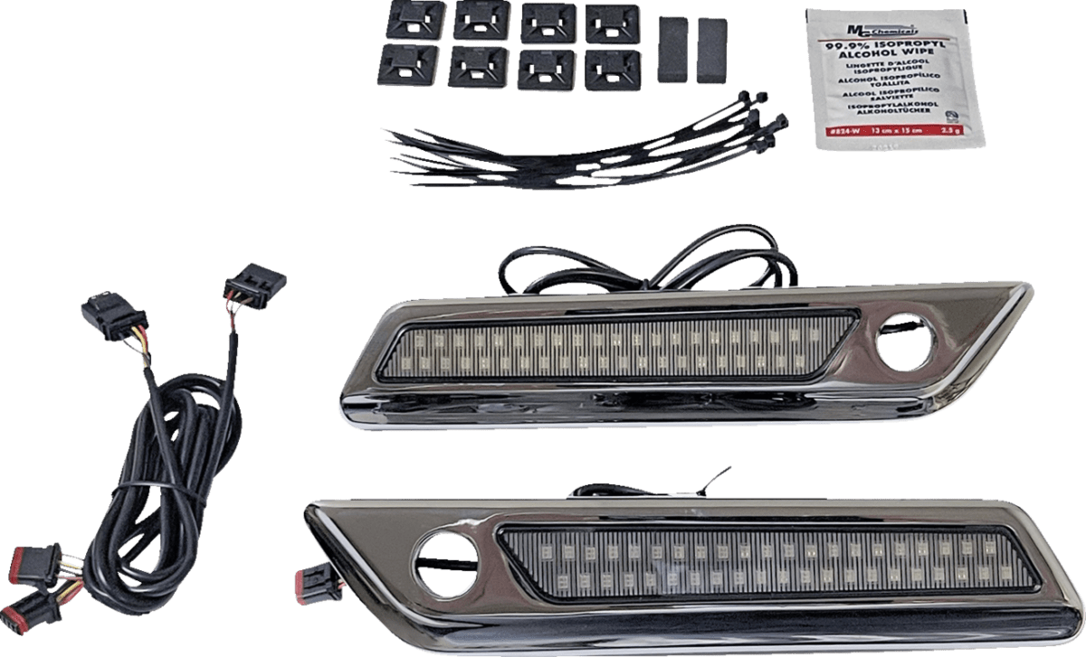 Saddlebag Latch Dual Color Accent Lights