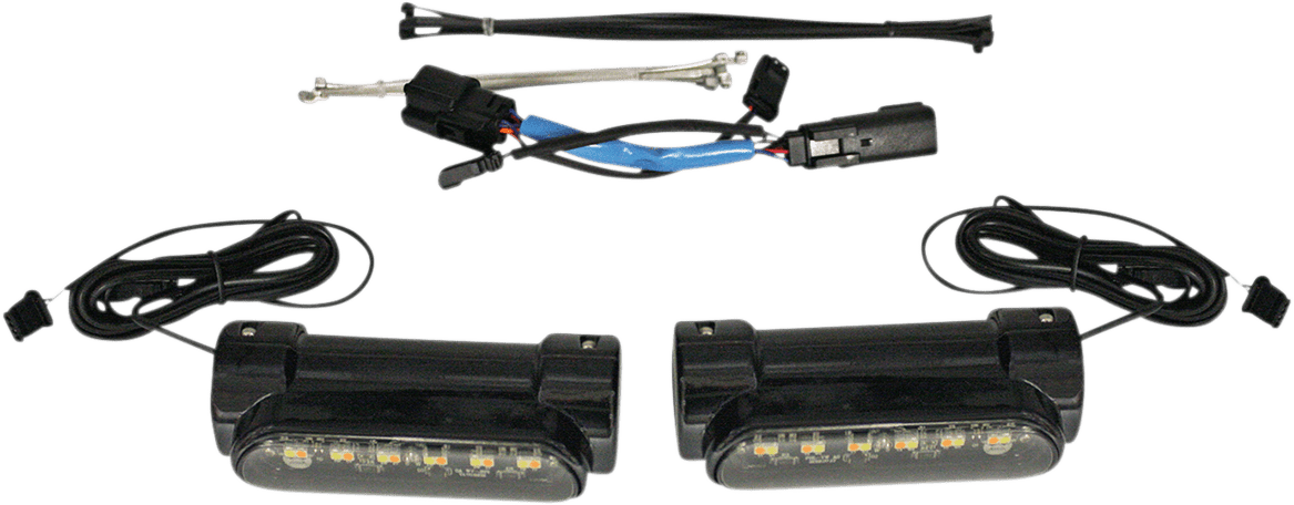 Dynamic Amber/White Engine Guard LEDs