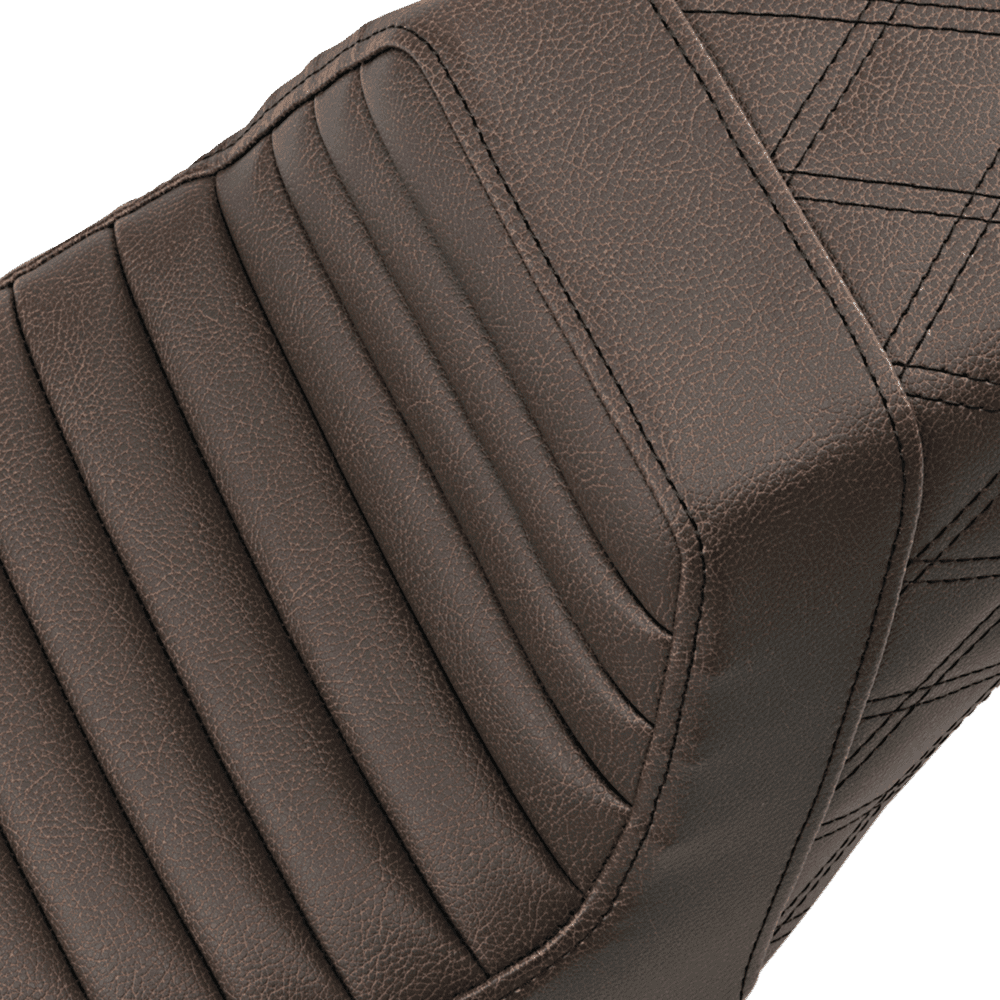 Step-Up Seat — Rear Lattice Stitch/Front Tuck-n-Roll