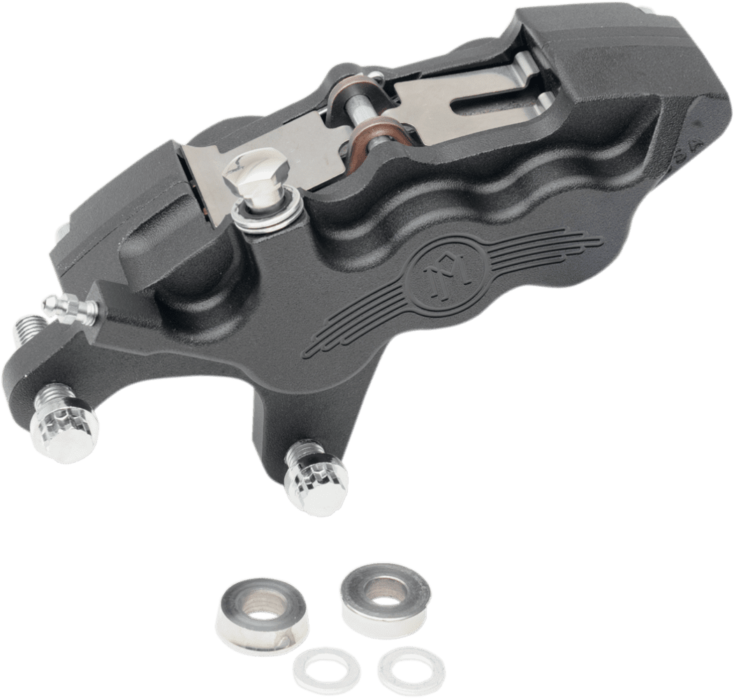 Six-Piston Differential-Bore Front Caliper