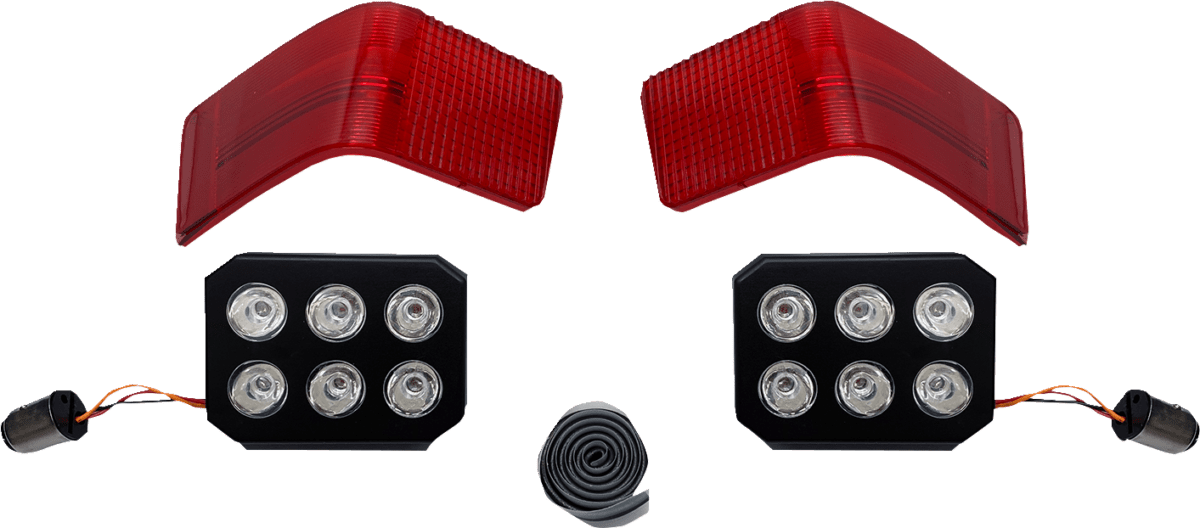 LED Tour-Pak Run/Brake Lights with Lenses