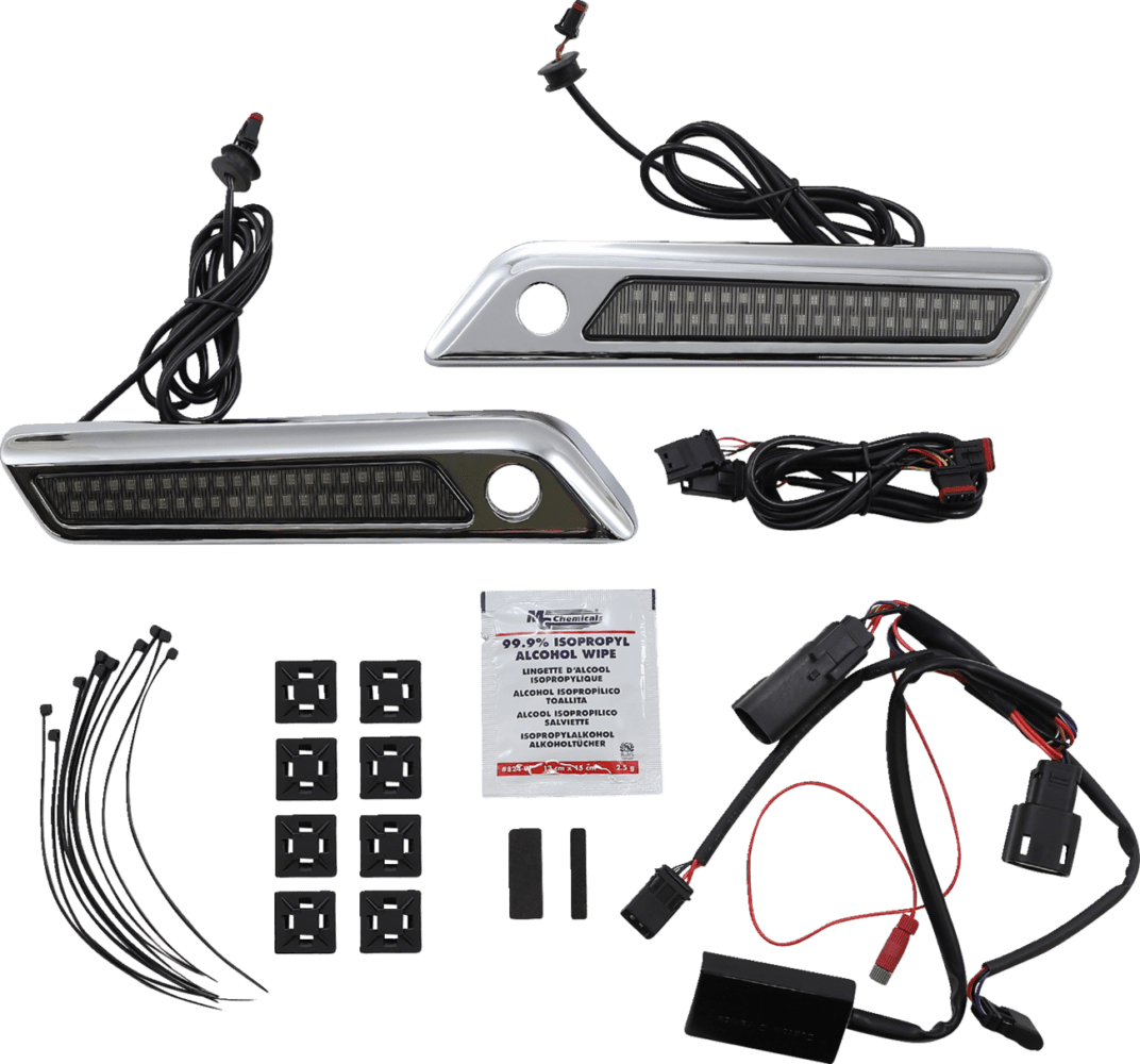 Saddlebag Latch Dual Color Accent Lights