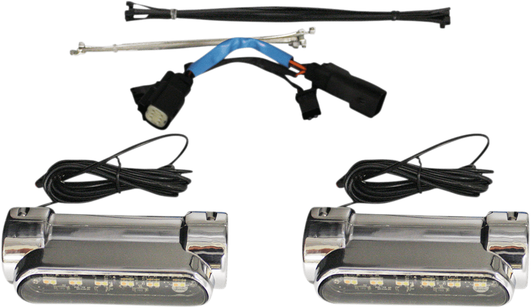 Dynamic Amber/White Engine Guard LEDs