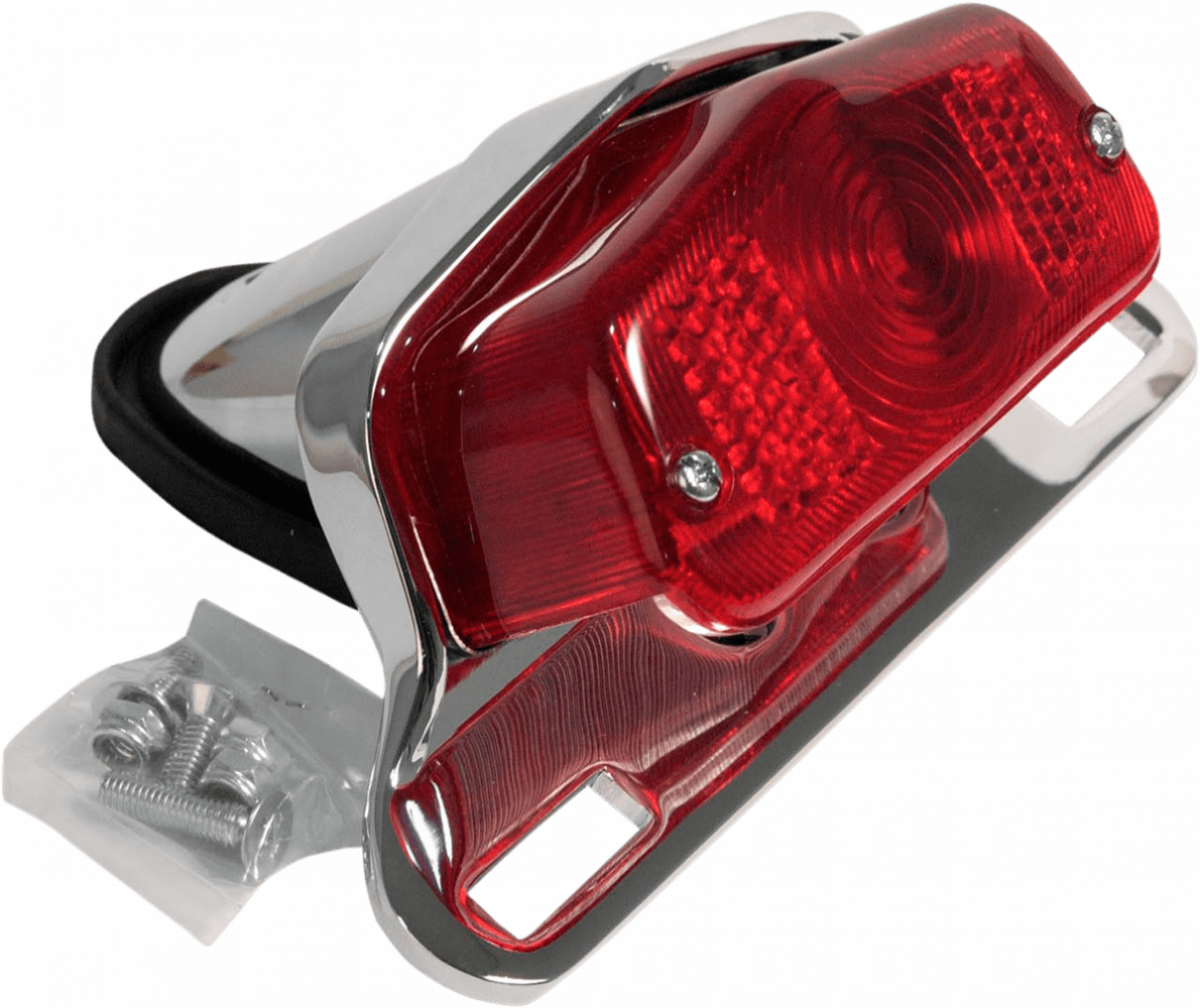 Lucas-Style Taillight with Chrome Bracket