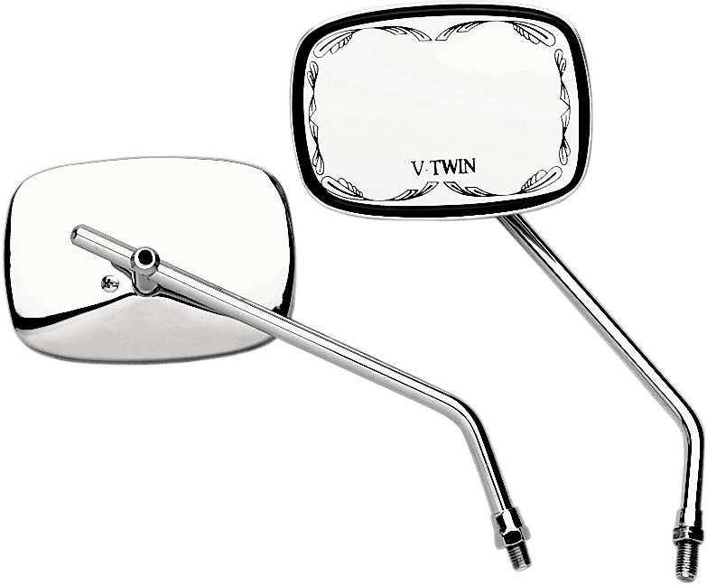 Die-Cast Scrolled Mirror