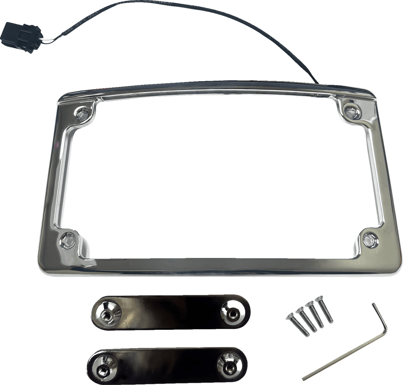 Illuminated Radius License Plate Frame