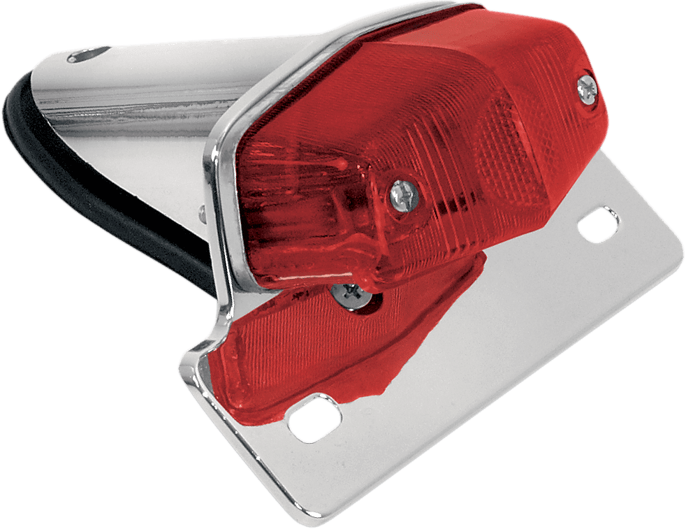 Lucas-Style Taillight with Chrome Bracket