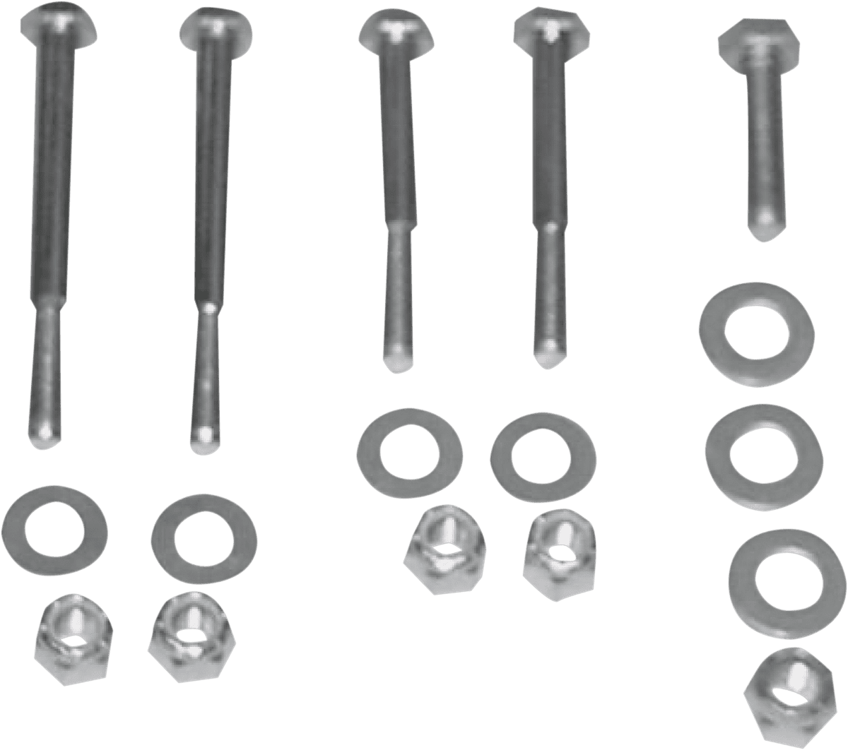 Upper and Lower Motor Mount Hardware