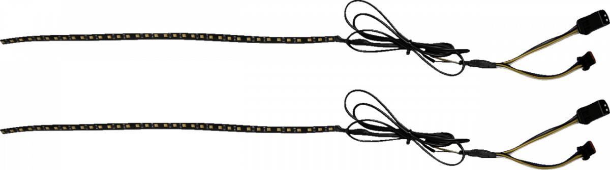 Dual Color LED Fairing Strips