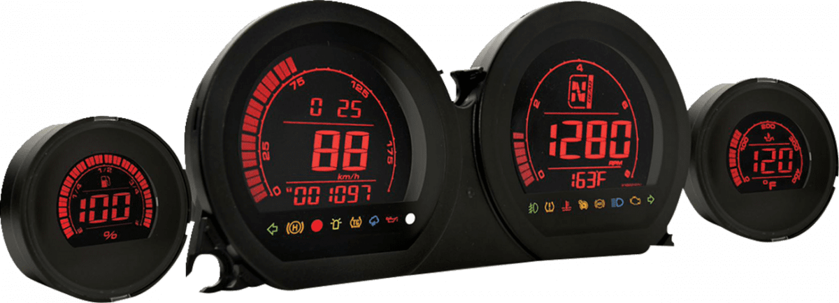 HD-03 - Four-Piece LCD Gauge Kit