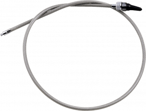 Armor Coat Braided Stainless Steel Speedometer Cable for Harley-Davidson