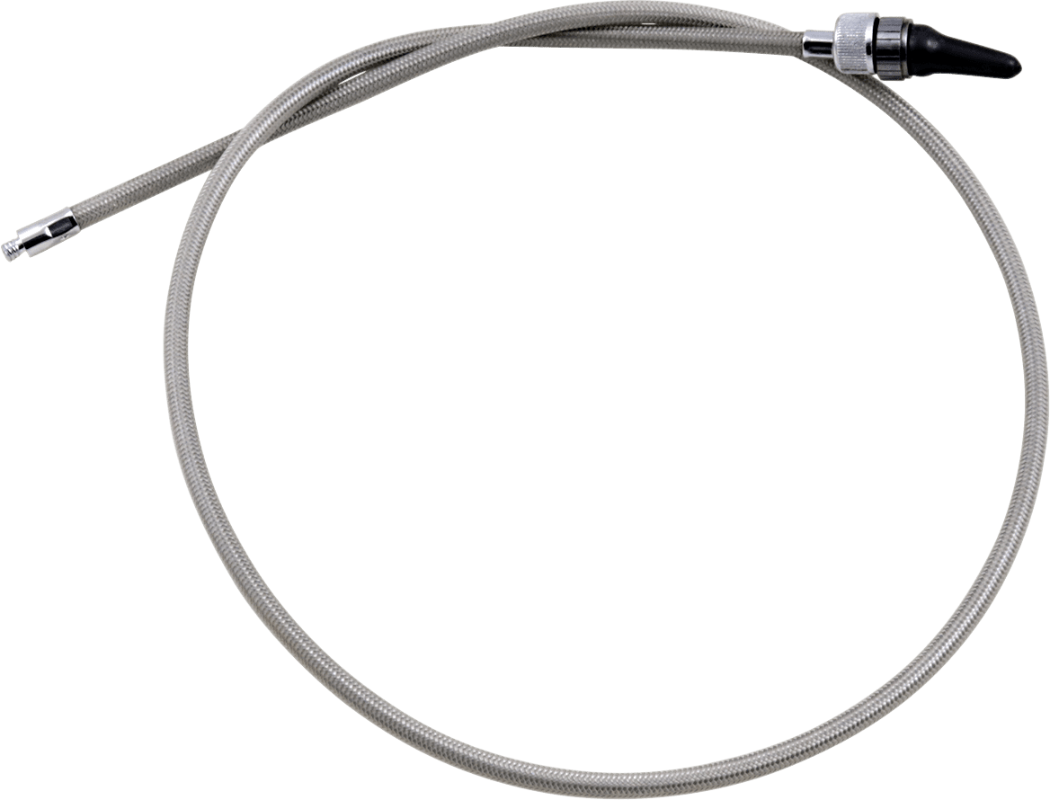 Armor Coat Braided Stainless Steel Speedometer Cable for Harley-Davidson