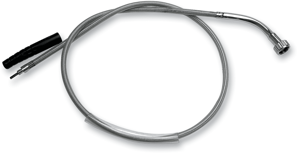 Armor Coat Braided Stainless Steel Speedometer Cable for Harley-Davidson