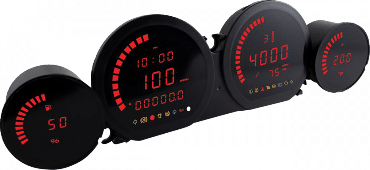 HD-03L Four-Piece LED Gauge Kit