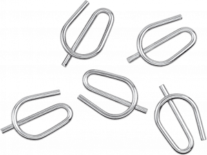 Chrome Rear Axle Nut Spring Clip