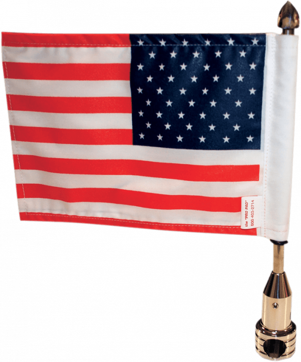 Tour Pack Solid Flag Mounts With Flag
