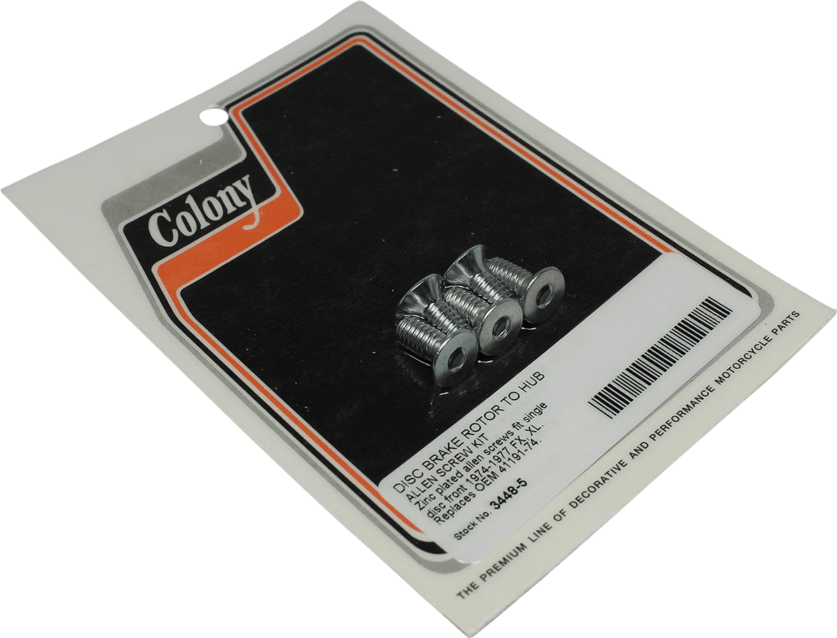 Disc Brake Rotor to Hub Allen Screw Kit