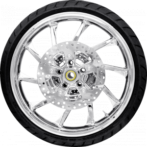 Hurricane Front Wheel/Rotors/Tire Combination