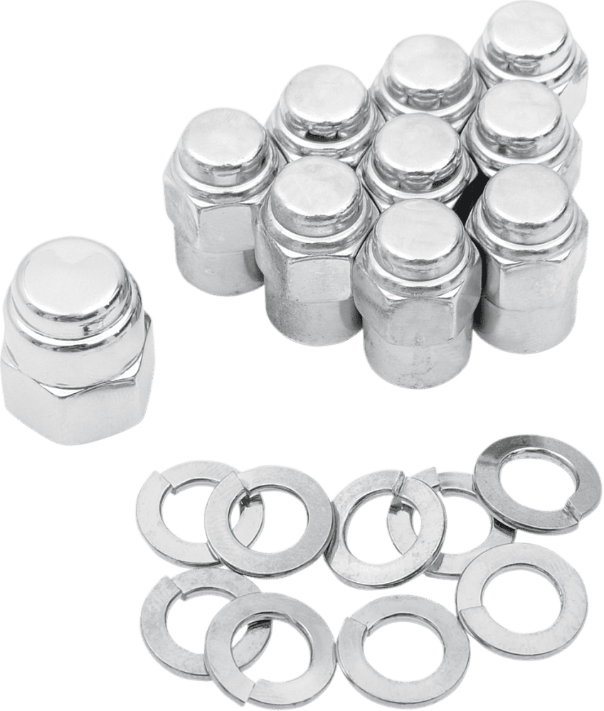 Chrome Cap Nut Kit