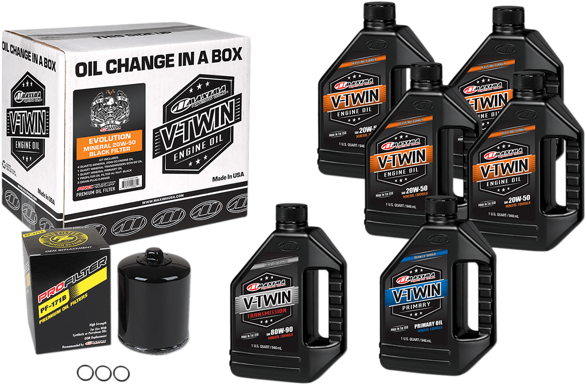 Evolution Mineral 20W-50 Oil Change Kit