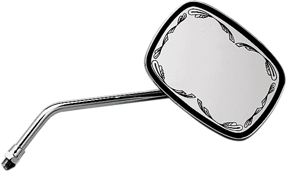 Die-Cast Scrolled Mirror