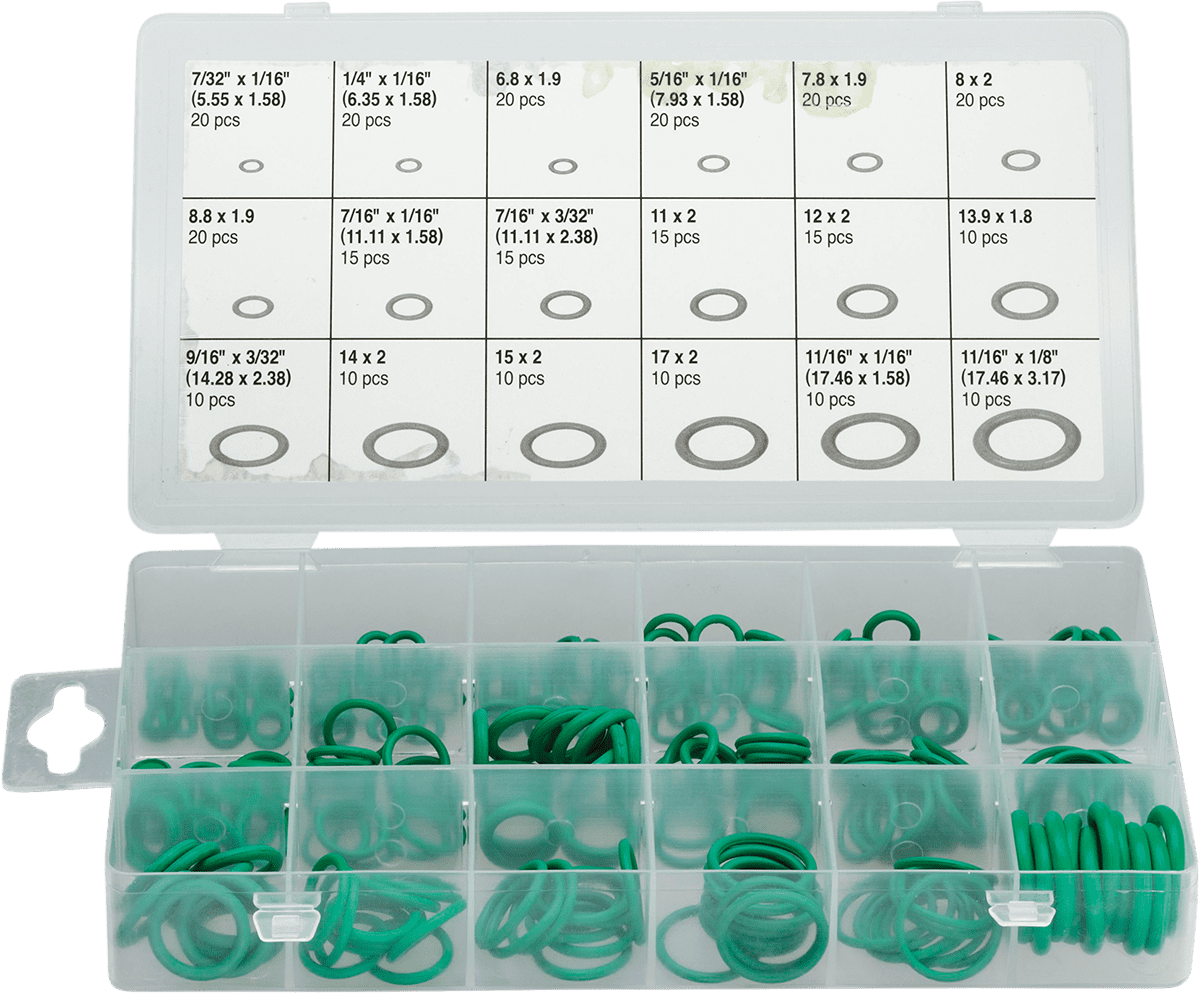 Universal Metric and SAE 270-Piece O-Ring Assortment