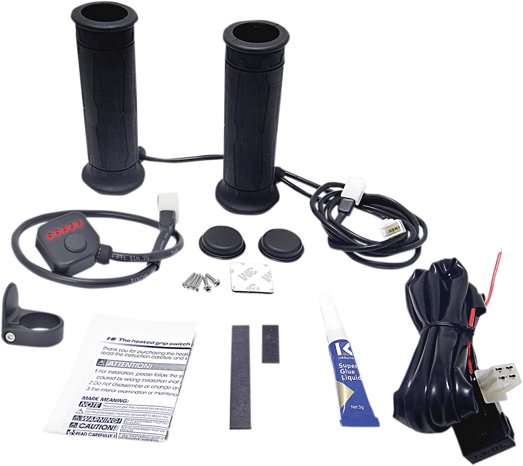 5 Level Twist Throttle Heated Grips