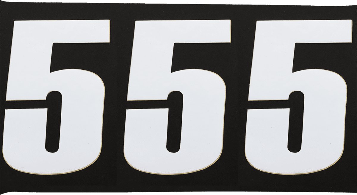 Vinyl Race Numbers