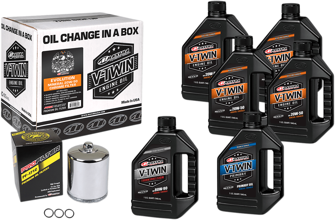 Evolution Mineral 20W-50 Oil Change Kit