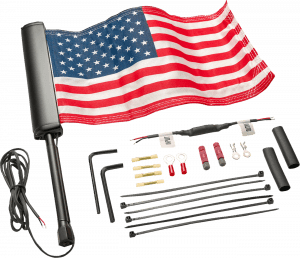 LED Lighted Flagpole with American Flag