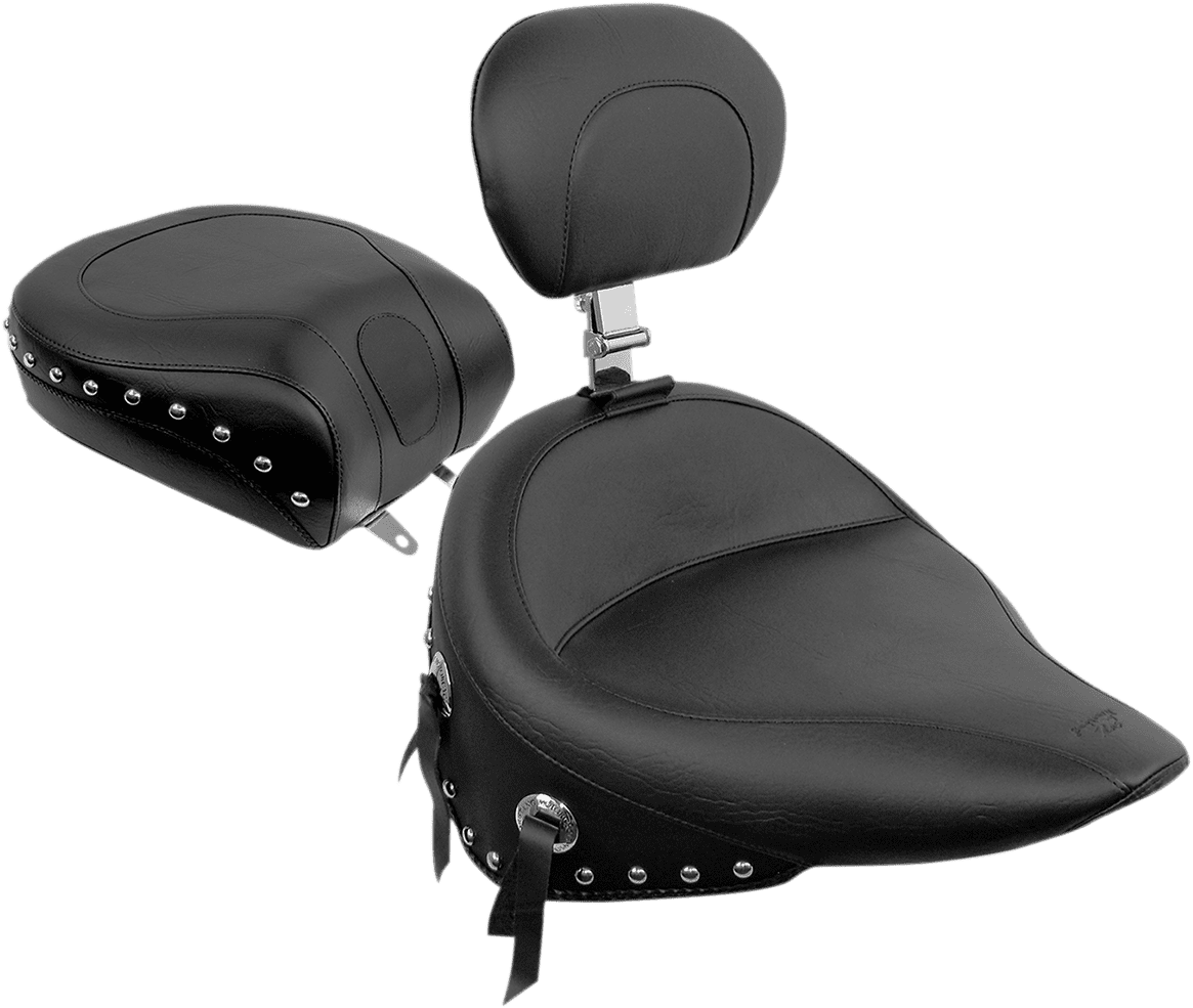 Wide Solo Seat with Removable Backrest