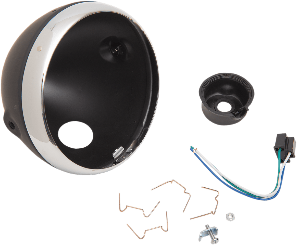 Lucas Style 7" Side Mount Headlight Shells