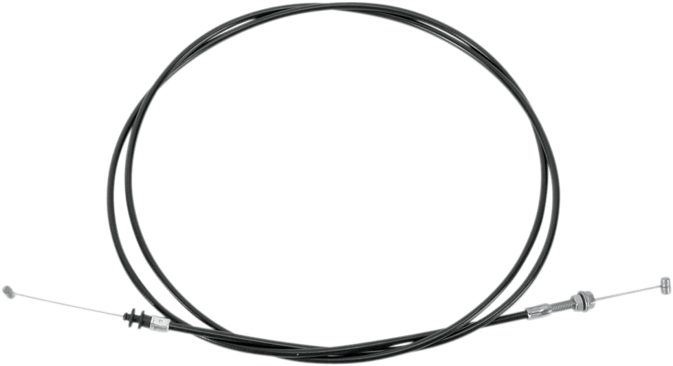 Black Vinyl Throttle Cable