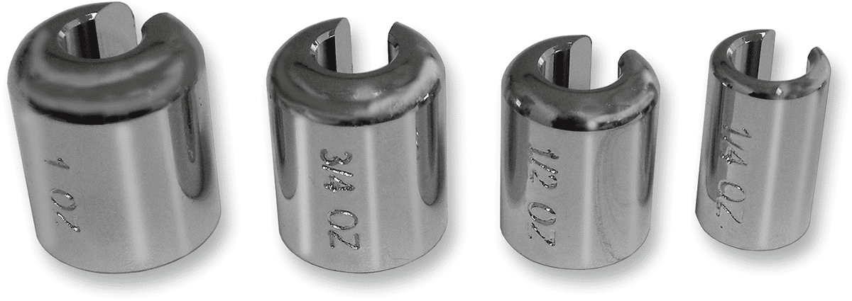 Chrome/Zinc Spoke Wheel Weights