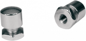 Chrome Seat Bolts and Mounting Nuts