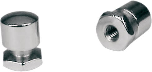 Chrome Seat Bolts and Mounting Nuts