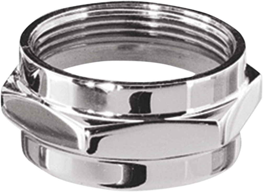 Power-Flo Fuel Valve Chrome Adapter Nut