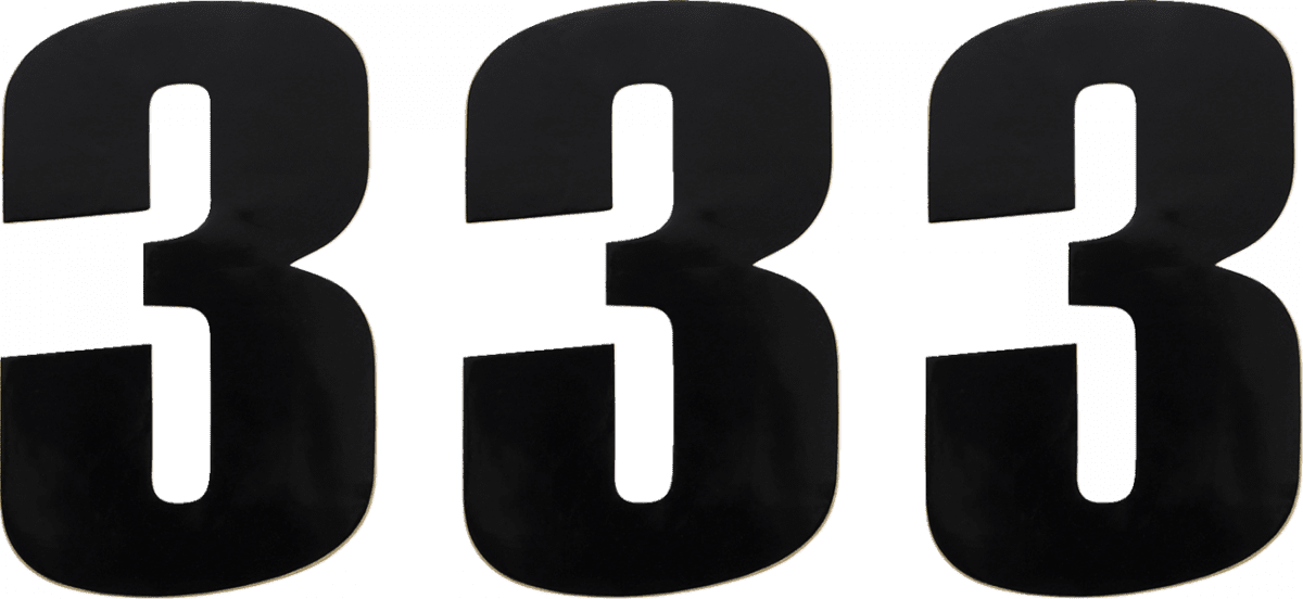 Vinyl Race Numbers