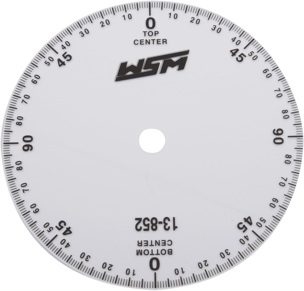Engine Degree Wheel
