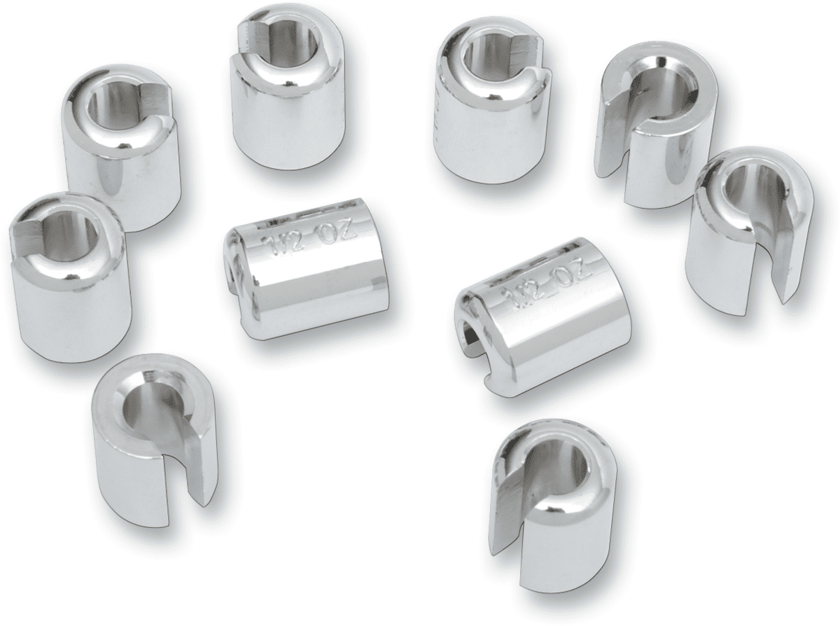 Chrome/Zinc Spoke Wheel Weights